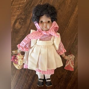 Bradley Dolls African American porcelain doll